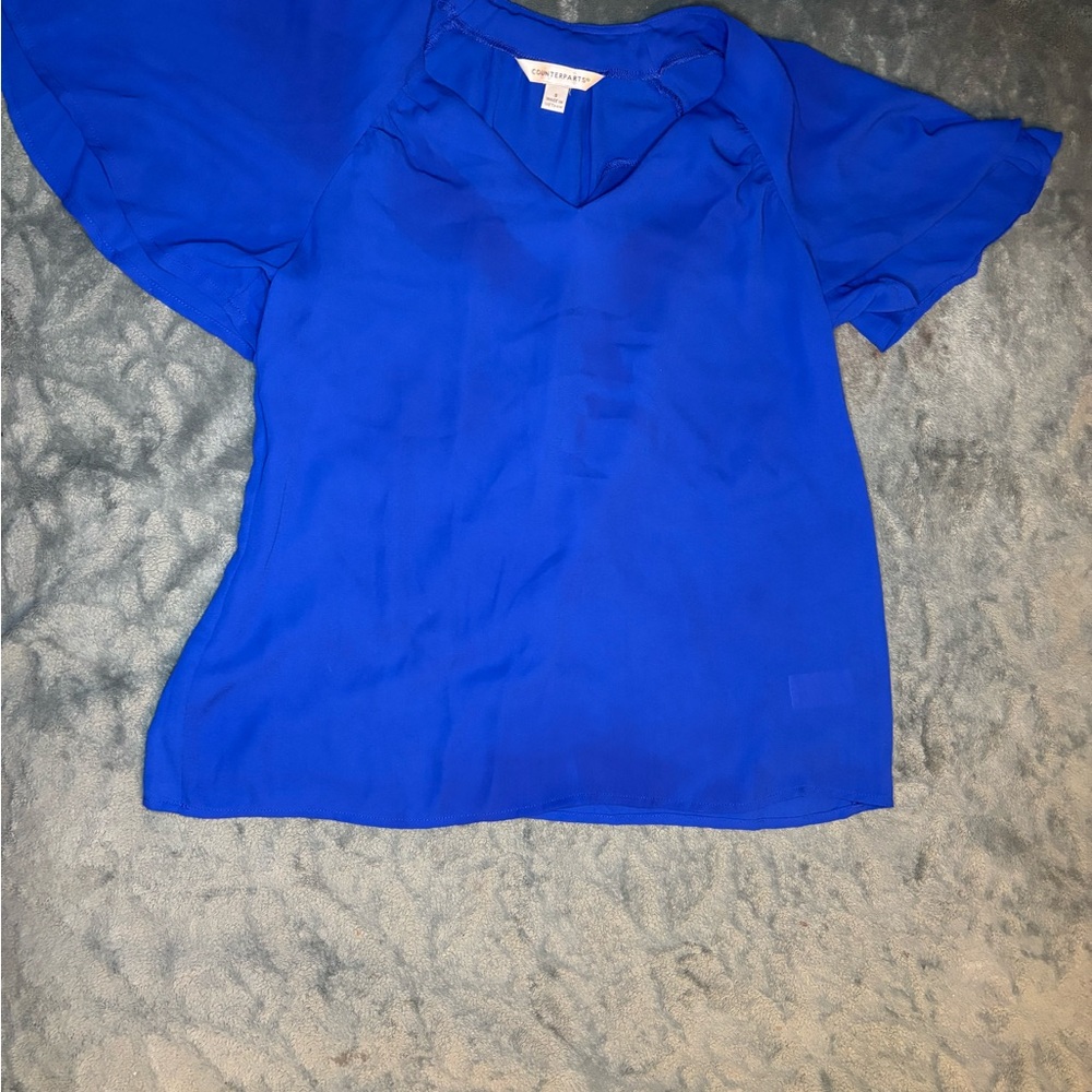Counterparts Royal Blue Blouse